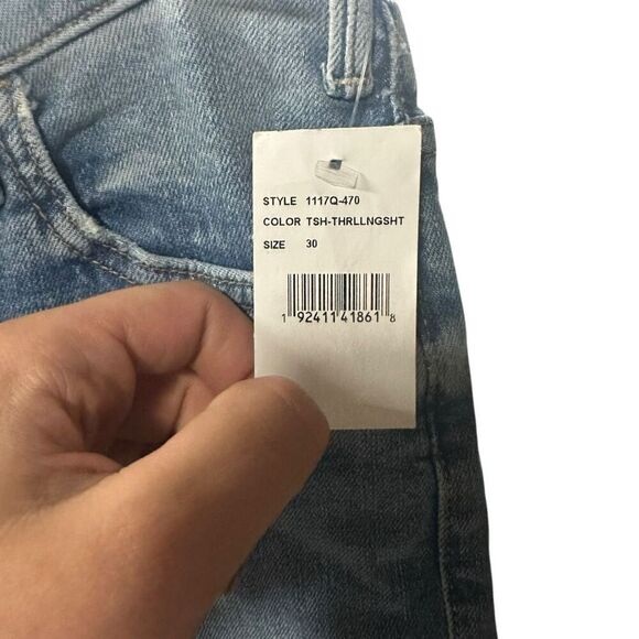 New Mother the Hustler Ankle Fray Jeans 30 Thrilling Shots - Picture 6 of 9